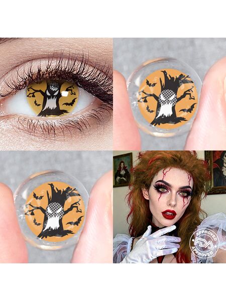 Wood Brown Costume 6 Months Contact Lenses