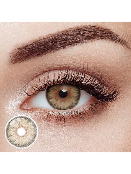 Siri Brown Prescription Yearly Contact Lenses