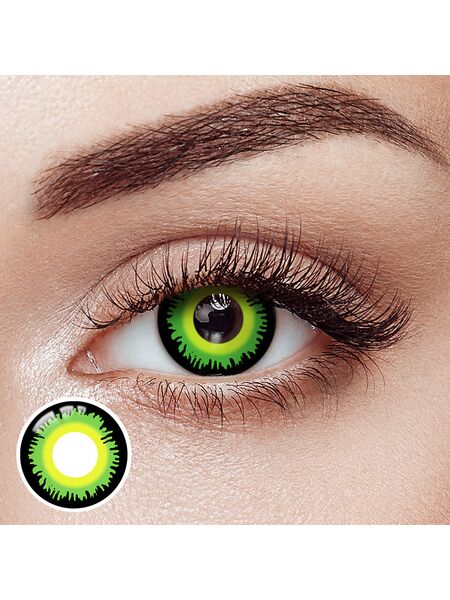 Werewolf Green Costume Yearly Contact Lenses