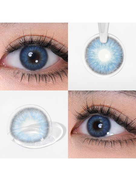Mizzle Blue Yearly Contact Lenses