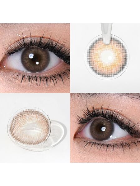 Mizzle Brown Yearly Contact Lenses