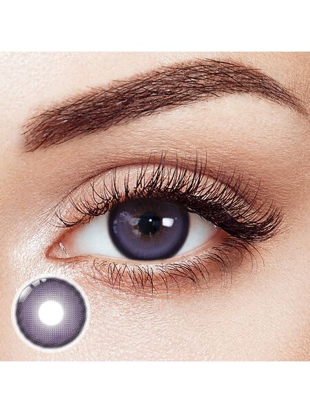 Vesper Purple Prescription Yearly Contact Lenses | 2 Pcs