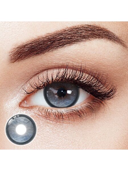 Gilded Tides Blue Prescription Yearly Contact Lenses | 2 Pcs