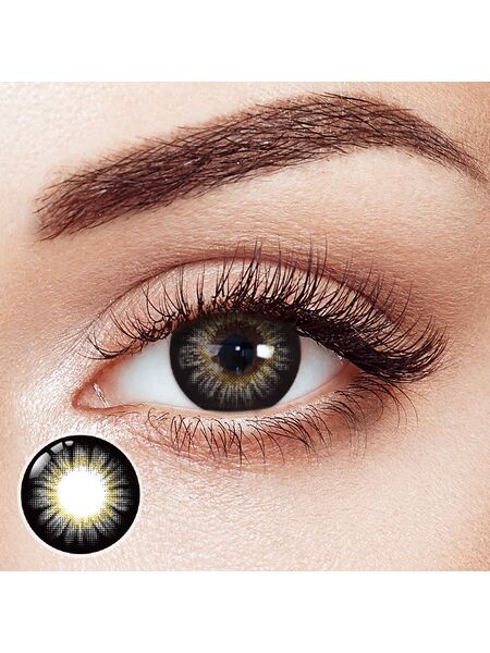 Lynx Black Yellow 6 Months Contact Lenses | 2 Pcs