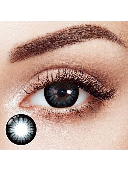 Lynx Black Blue 6 Months Contact Lenses | 2 Pcs