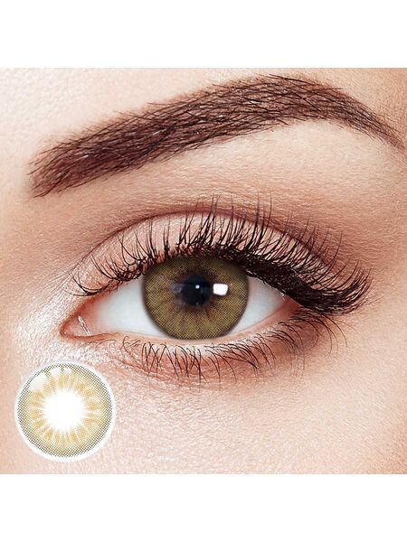 Golden Ember Hazel 6 Months Contact Lenses | 2 Pcs