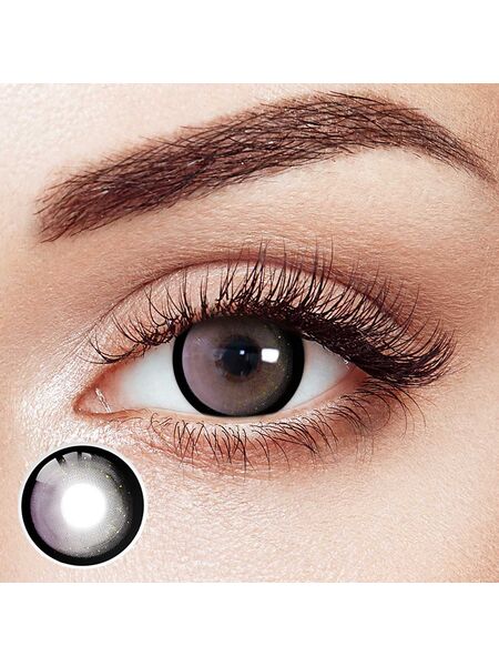 Galactic Nebula Girl Purple 6 Month Contact Lenses | 2 Pcs