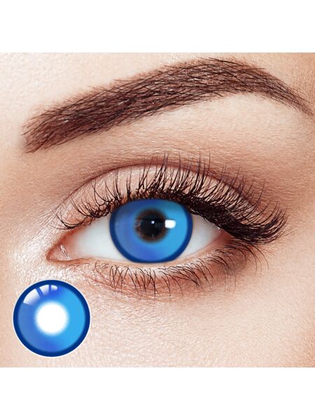 Aureole Blue Prescription 6 Months Contact Lenses | 2 Pcs