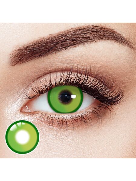 Aureole Green Prescription 6 Months Contact Lenses | 2 Pcs