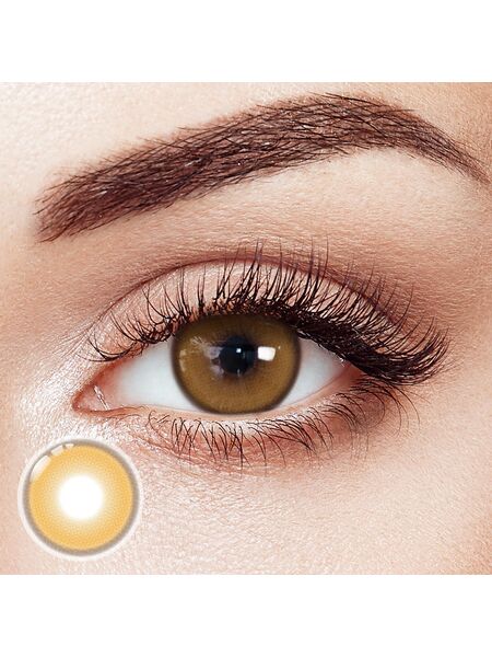 Drift Yellow Prescription Daily Contact Lenses | 2 Pcs
