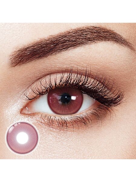 Sphere Red Prescription Daily Contact Lenses | 2 Pcs