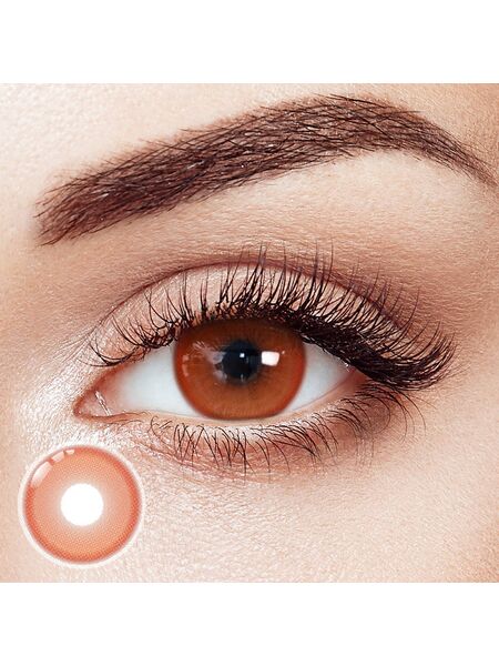 Corduroy Red Prescription Daily Contact Lenses | 2 Pcs
