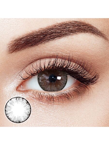 Glimmering Gray 6 Months Contact Lenses | 2 Pcs