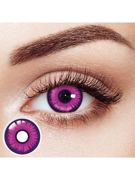 Wicked Enigma Purple Costume 6 Months Contact Lenses | 2 Pcs