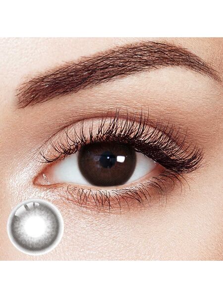 Shadow Veil Gray 6 Months Contact Lenses | 2 Pcs