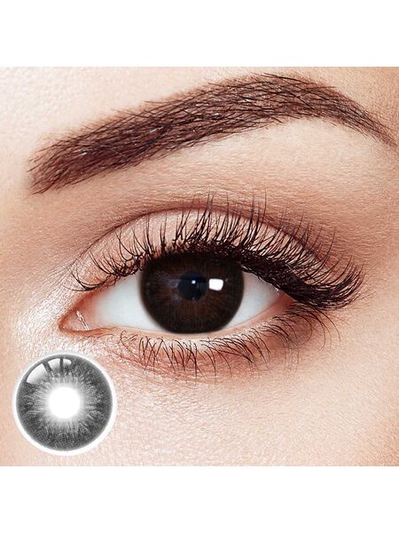 Oxygen Bubble Black 6 Month Contact Lenses | 2 Pcs