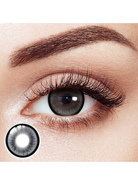 Oreo Gray 6 Month Contact Lenses | 2 Pcs