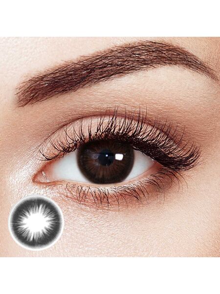 Pearl Cream Gray 6 Month Contact Lenses | 2 Pcs