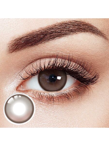 Amber Vortex Brown 6 Months Contact Lenses | 2 Pcs