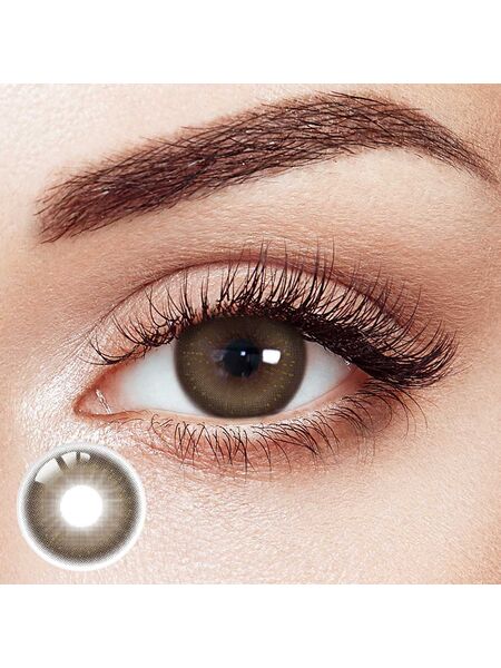 Flicker Brown 6 Months Contact Lenses | 2 Pcs