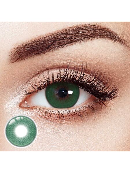Clover Mist Green 6 Months Contact Lenses | 2 Pcs