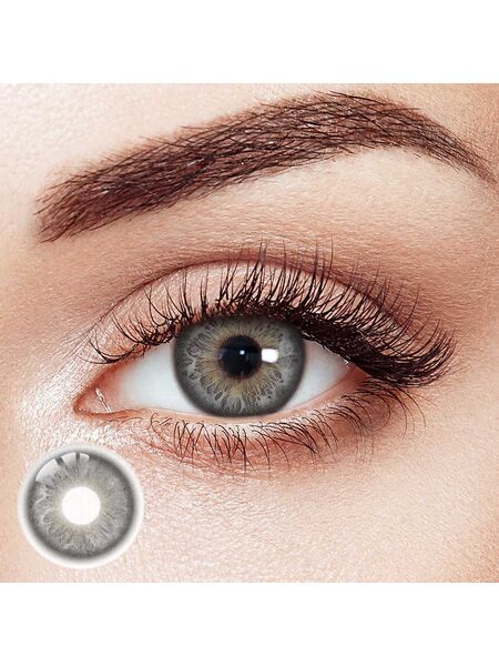 Kitsune Glow Gray 6 Months Contact Lenses | 2 Pcs