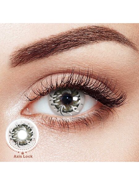 Vermis Green Costume Yearly Contact Lenses | 2 Pcs