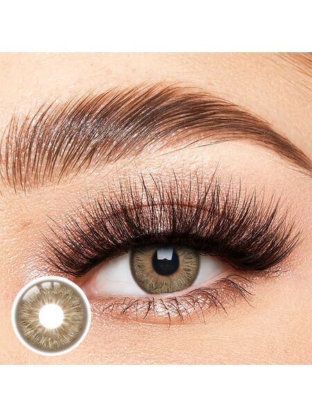 Peacock Brown Yearly Contact Lenses