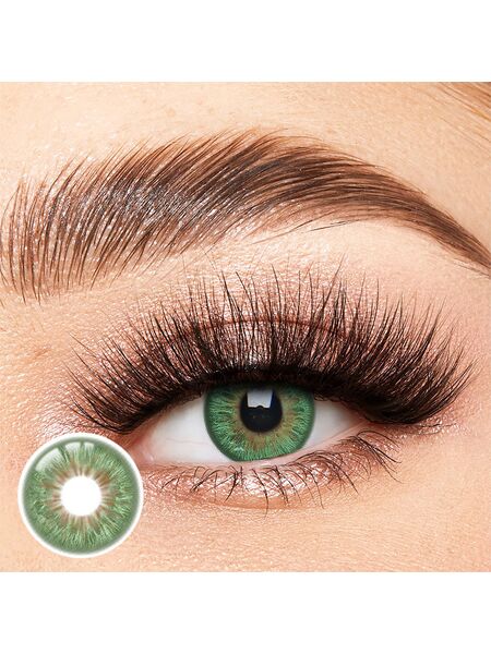 Peacock Green Yearly Contact Lenses