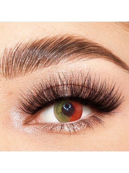 Lunar Earth Red Costume Yearly Contact Lenses