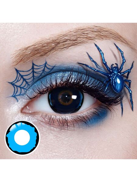 Royal Abyss Blue Costume Yearly Contact Lenses | 2 Pcs