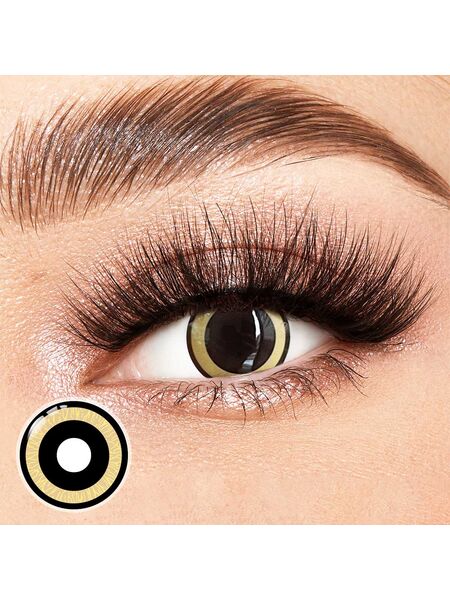 Eagle Nebula Yellow Costume Yearly Contact Lenses