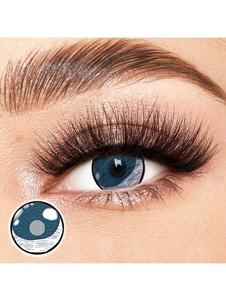 Kumooni Blue Costume Yearly Contact Lenses