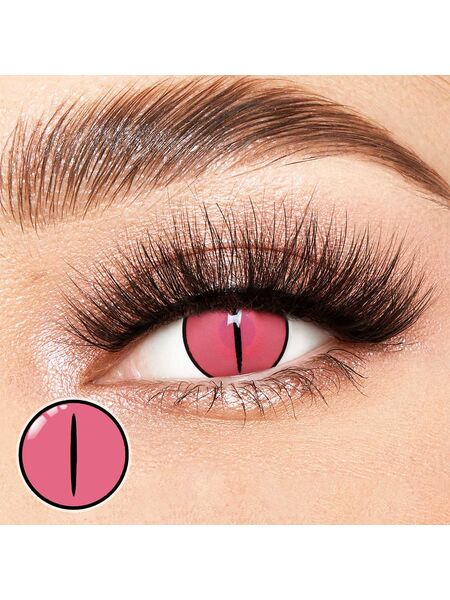 Kamado Nezuko Rose Costume Yearly Contact Lenses