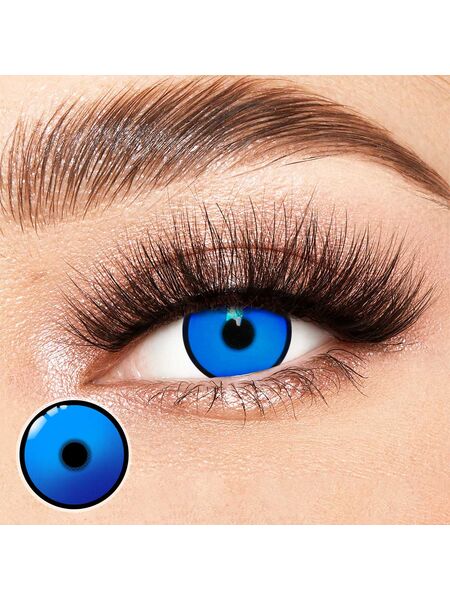Obsidian Blue Costume Yearly Contact Lenses