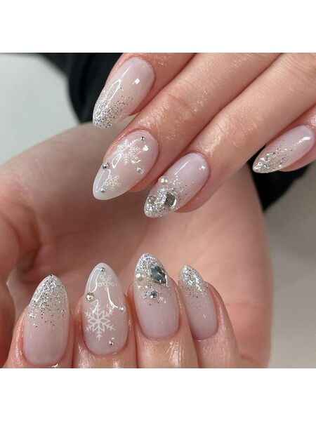 Eternal Diamond Pink Nails