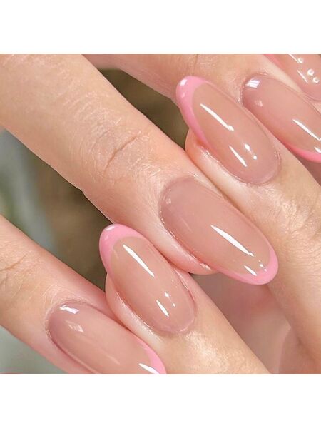 Macaron Pink Nails