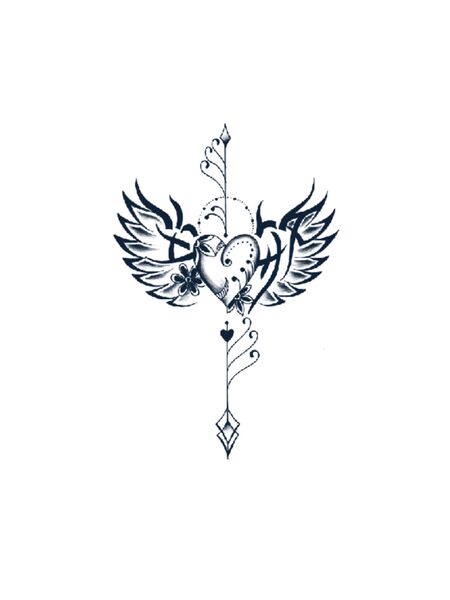 Phoenix Heart Tattoos