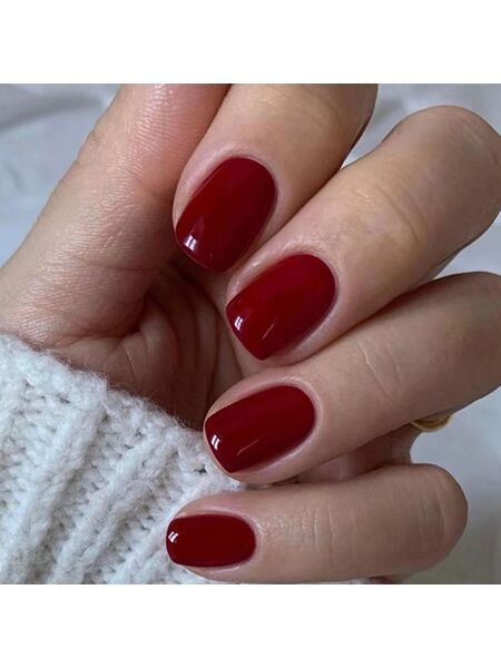 Pure Red Nails