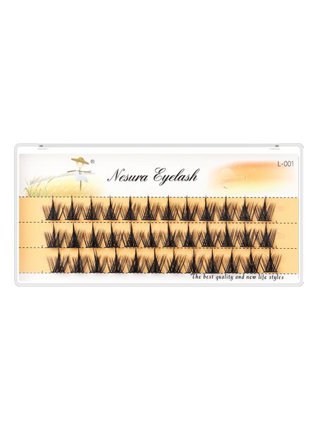 Shadowed Symphony 3 Rows Segmented Natural Lashes