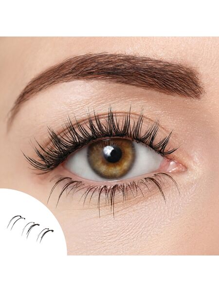 Carmen 3 Rows Segmented Natural Glue-on Lower Lashes