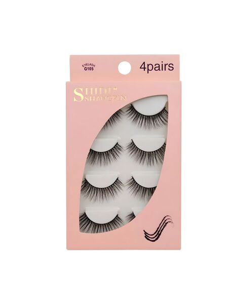 Margarita 4 Pairs Natural Lashes