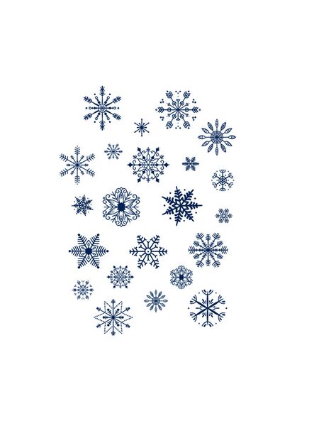 Winter's Kiss Snowflake Tattoos