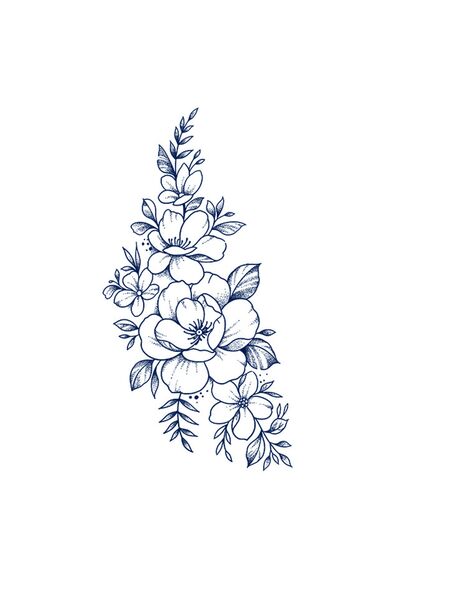 Grace in Growth Flower Tattoos