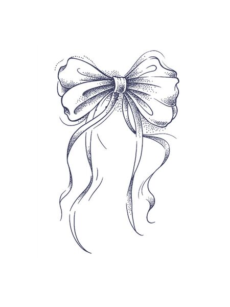 Sweet Knot Bow Tattoos