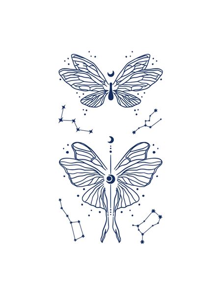 Celestial Metamorphosis Tattoos