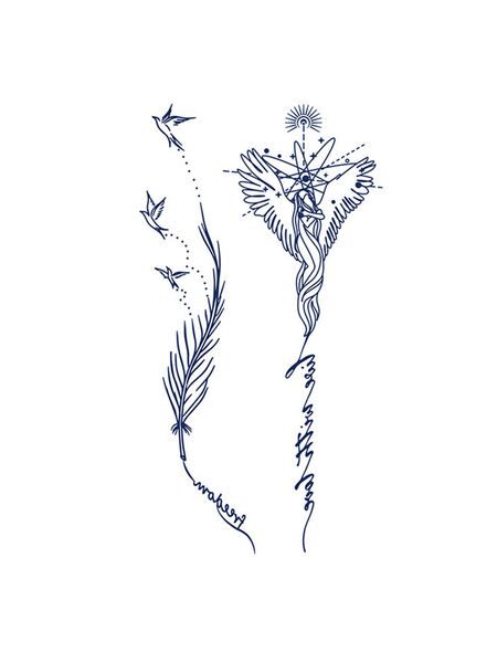 Flight of the Spirit Tattoos