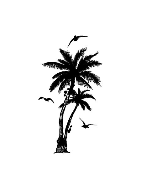 Island Breeze Palm Tattoos