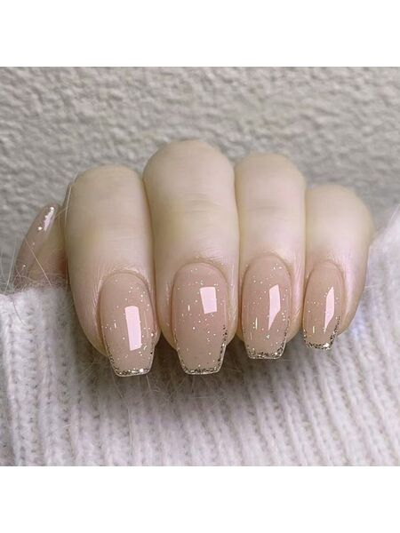 Blush Whisper Pink Nails