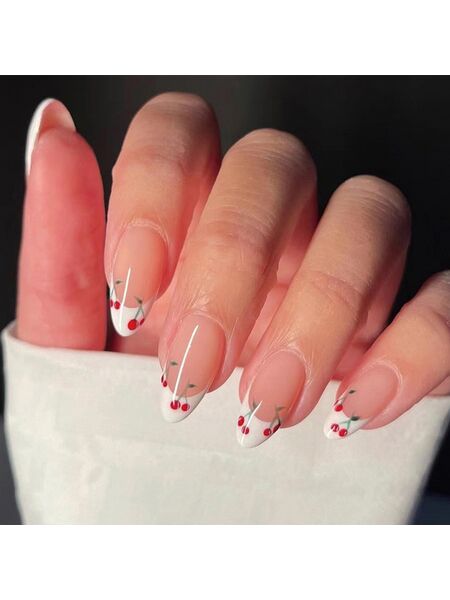 Cherry Pop Multicolor Nails